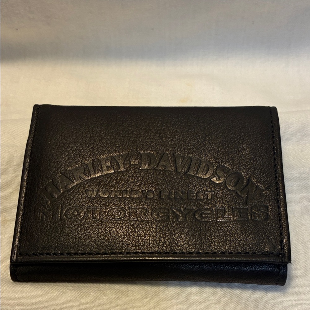 Harley-Davidson Black Leather Wallet